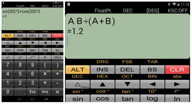 Panecal Научный калькулятор