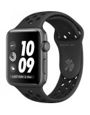 Apple Watch 3 Nike+ Wi-Fi+LTE 38 мм (алюминий серый космос/антрацитовый, черный) (MQL62)