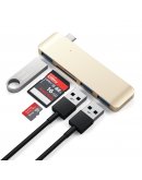 Переходник (адаптер)  для MacBook Satechi Type-C USB Hub - Gold