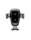Автомобильный держатель-беспроводная зарядка Metal Gravity Car Mount Wireless Charger 1.7A Black