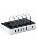 Док-станция зарядная Satechi 5-Port USB Charging Station Qualcomm B0170L326A (White)