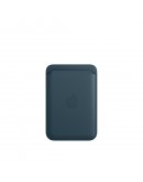 Кожаный чехол-бумажник MagSafe для iPhone, цвет «балтийский синий»
