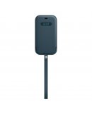 Чехол-конверт кожаный Apple iPhone 12mini Leather Sleeve with MagSafe Baltic Blue (MHYD3)