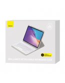 Чехол и клавиатура ( американская раскладка без русских букв ) Baseus BRILLIANCE DETACHABLE For iPad Pro 12.9 2018, 2020, 2021 Black, White