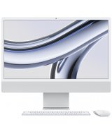Apple iMac 24" Retina 4,5K, M3 (8C CPU, 10C GPU, 2023), 8 ГБ, 256 ГБ SSD, серебристый (MQRJ3)