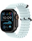 Apple Watch Ultra 2 GPS + Cellular, 49 мм, корпус из черного титана, ремешок Ocean цвета "ледяной синий"