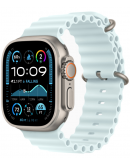Apple Watch Ultra 2 GPS + Cellular, 49 мм, корпус из бежевого титана, ремешок Ocean голубого цвета