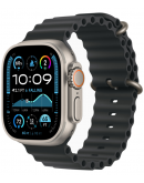 Apple Watch Ultra 2 GPS + Cellular, 49 мм, корпус из бежевого титана, ремешок Ocean черного цвета