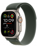 Apple Watch Ultra 2 GPS + Cellular, 49 мм, корпус из бежевого титана, ремешок Trail зеленого цвета, размер M