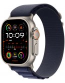 Apple Watch Ultra 2 GPS + Cellular, 49 мм, корпус из бежевого титана, ремешок Alpine темно-синего цвета, размер M