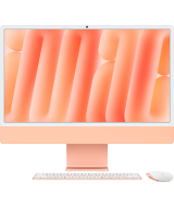 Apple iMac 24" Retina 4,5K (M4 8C CPU, 8C GPU, 2024), 16 ГБ, 256 ГБ SSD, оранжевый