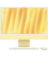 Apple iMac 24" Retina 4,5K (M4 10C CPU, 10C GPU, 2024), 16 ГБ, 256 ГБ SSD, жёлтый