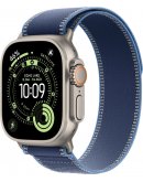 Умные часы Apple Watch Ultra 3 LTE 49 мм (титановый корпус, природный/синий, нейлоновый ремешёк размера M/L)