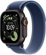 Умные часы Apple Watch Ultra 3 LTE 49 мм (титановый корпус, черный/синий, нейлоновый ремешёк размера M/L)