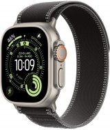 Умные часы Apple Watch Ultra 3 LTE 49 мм (титановый корпус, черный/зелёный, нейлоновый ремешёк размера S/M)