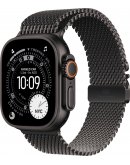 Умные часы Apple Watch Ultra 3 LTE 49 мм (титановый корпус, черный/металл (титан), миланская петля M)